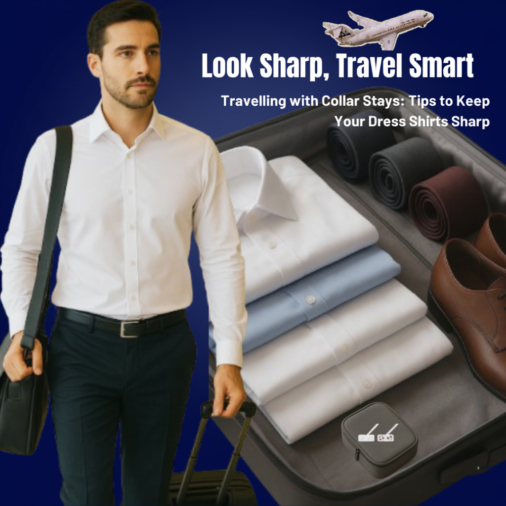 Travelling with Collar Stays: Tips to Keep Your Dress Shirts Sharp