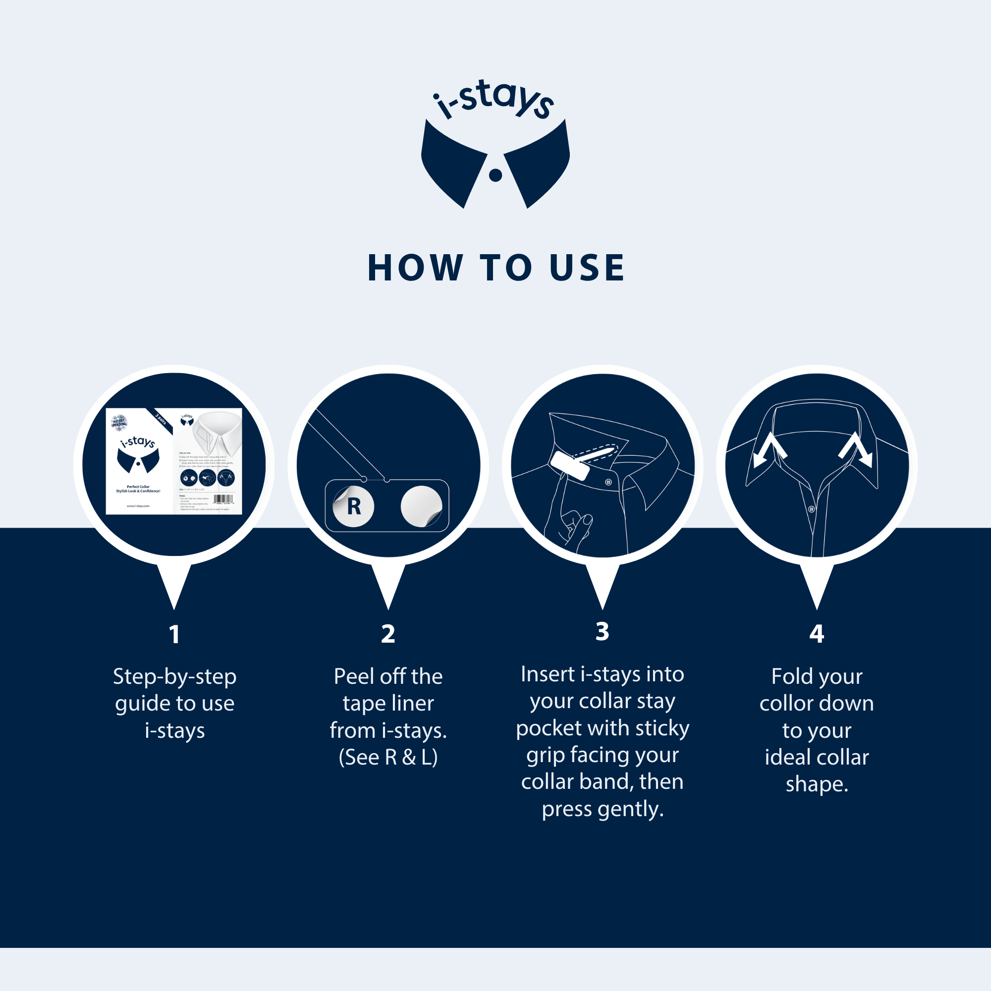 How to use collar stays | i-stays