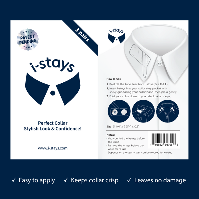 Collar stays package | i-stays