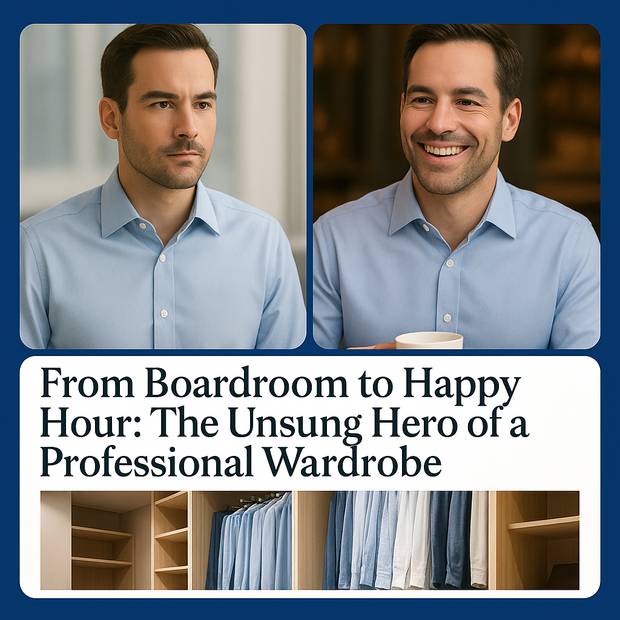 From Boardroom to Happy Hour: The Unsung Hero of a Professional Wardrobe