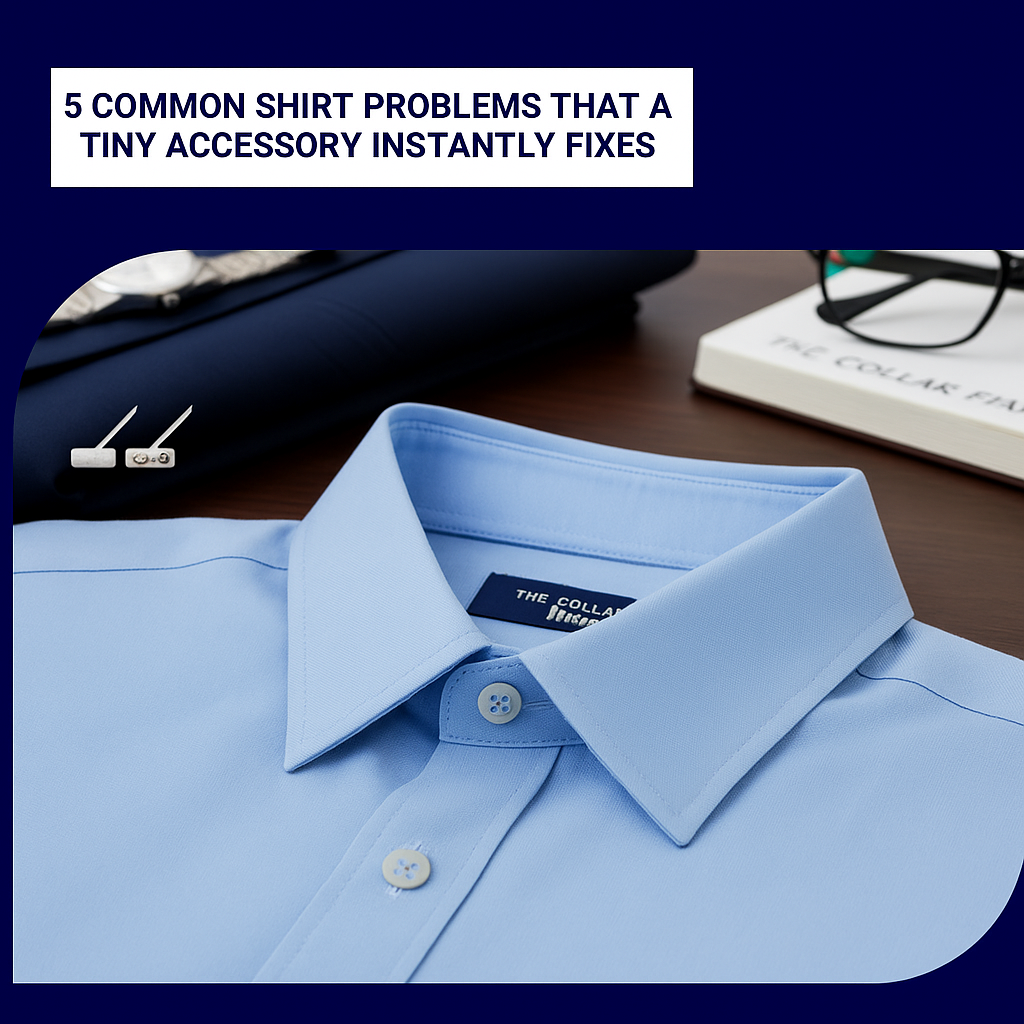 5 Common Shirt Problems That a Tiny Accessory Instantly Fixes