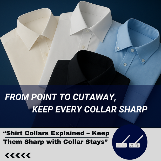 Different Shirt Collars Explained – and How Collar Stays Fit In