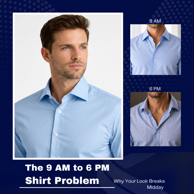 The 9 AM to 6 PM Shirt Problem: Why Your Look Breaks Midday