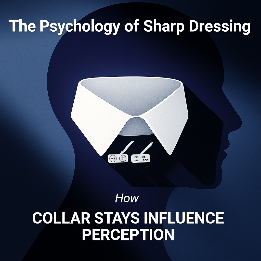The Psychology of Sharp Dressing: How Collar Stays Influence Perception