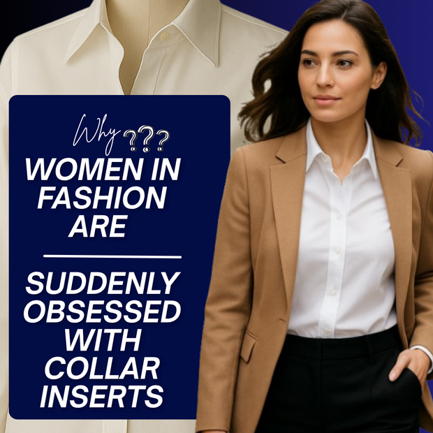 Why Women in Fashion Are Suddenly Obsessed with Collar Inserts